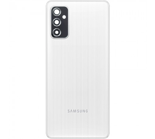 Задняя панель корпуса для Samsung M526 Galaxy M52, белая (White), Copy + стекло камеры Задняя панель корпуса для Samsung M526 Galaxy M52, белая (White), Copy + стекло камеры