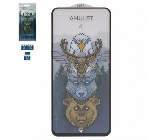 Защитное стекло iNobi Amulet для Xiaomi 11T, Poco F4, Poco X4 Pro 5G, Redmi Note 10 Pro, Redmi Note 10 Pro Max, Redmi Note 11 Pro, Redmi Note 11 Pro 5G, Redmi Note 11E Pro, Redmi Note 12 Pro 4G, Full Glue, Anti-Static, черный