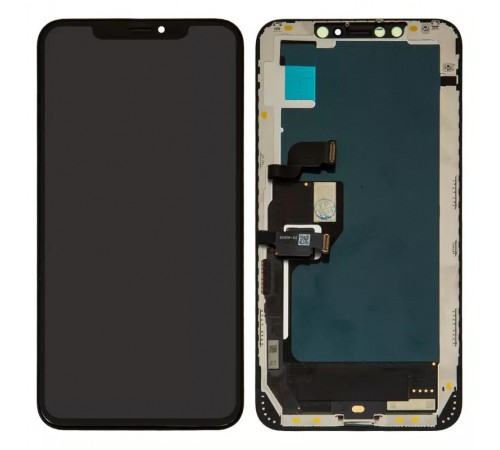 Дисплей для iPhone XS Max, черный, с рамкой, High Copy (OLED), GW Дисплей для iPhone XS Max, черный, с рамкой, High Copy (OLED), GW