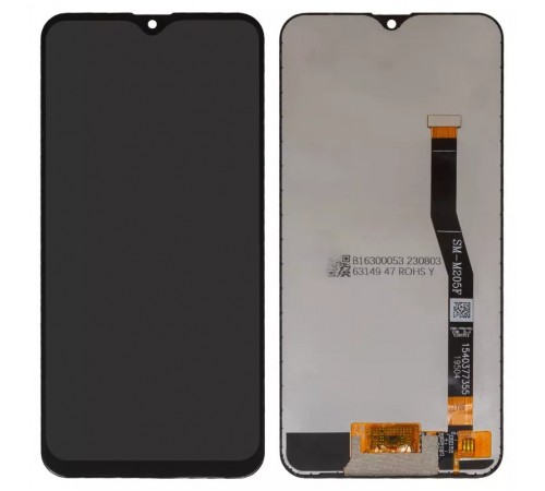 Дисплей для Samsung M205 Galaxy M20, чорний, Best copy, без рамки, Copy