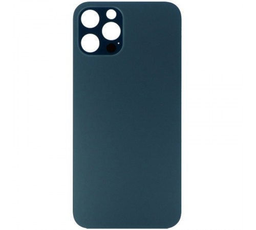 Задняя панель корпуса для iPhone 12 Pro, синяя, не нужно снимать стекло камеры, Original (PRC), big hole Задняя панель корпуса для iPhone 12 Pro, синяя, не нужно снимать стекло камеры, Original (PRC), big hole