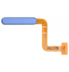 Шлейф для Samsung M526 Galaxy M52, кнопки ввімкнення, сканера відбитка пальця (Touch ID), синій (Icy Blue), Original (PRC) 