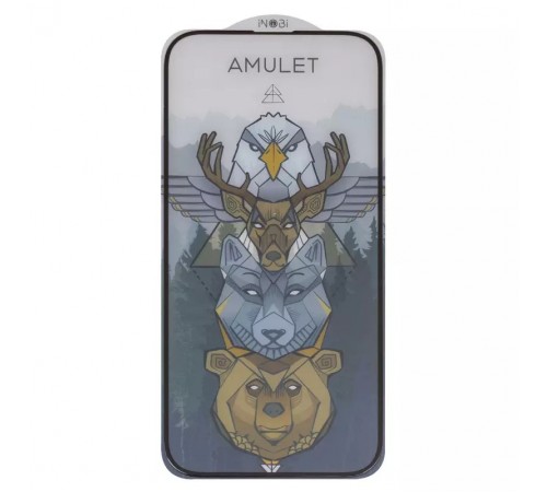 Защитное стекло iNobi Amulet для Apple iPhone 14 Pro, Full Glue, Anti-Static, (без упаковки), черный