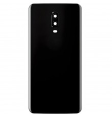 Задня панель корпусу для OnePlus 6T A6013, чорна (Mirror Black), Copy + скло камери