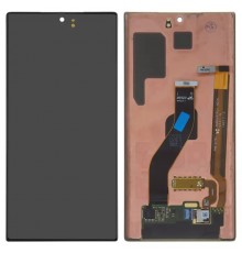 Дисплей для Samsung N970F Galaxy Note 10, черный, без рамки, Оригинал (переклеено стекло)