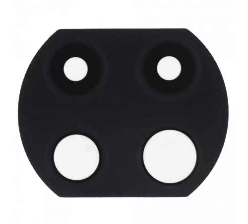 Стекло камеры для Xiaomi Redmi Note 9 Pro 5G, черное, без рамки