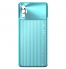 Задняя панель корпуса для Tecno Spark 8P, зеленая (Turquoise Cyan), Copy