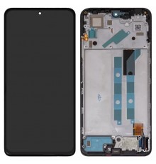 Дисплей для Xiaomi Redmi Note 11 Pro, Redmi Note 11 Pro 5G, чорний, з рамкою, Original (PRC)