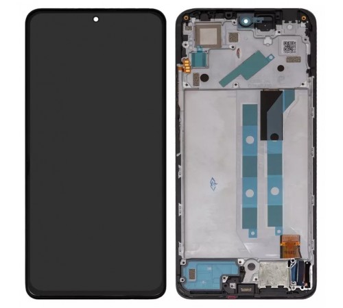 Дисплей для Xiaomi Redmi Note 11 Pro, Redmi Note 11 Pro 5G, чорний, з рамкою, Original (PRC)