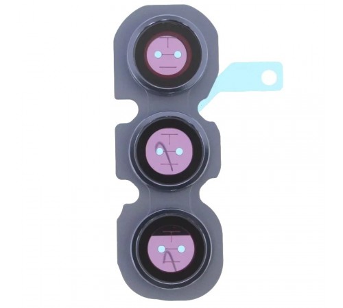 Скло камери для Samsung A346 Galaxy A34 5G, фіолетове, з рамкою