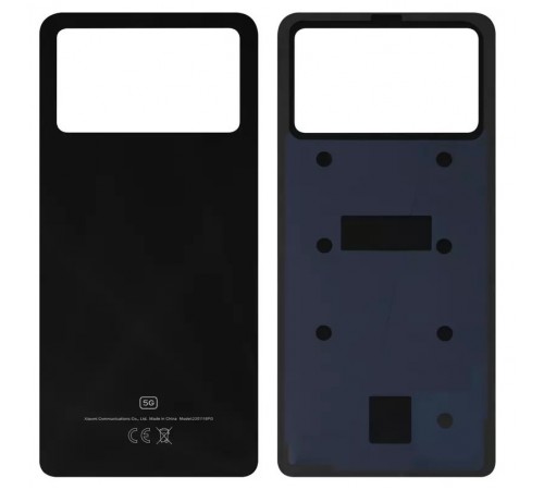 Задня панель корпусу для Xiaomi Poco X4 Pro 5G, чорна (Laser Black)