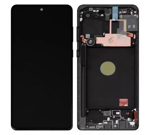 Дисплей для Samsung N770 Galaxy Note 10 Lite, черный, с рамкой, Original (PRC)