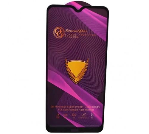 Захисне скло для Xiaomi Redmi 8, Redmi 8A, сумісне з чохлом, Full Glue, (без упаковки), чорний