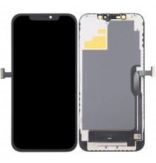 Дисплей для iPhone 12 Pro Max, чорний, з рамкою, Copy (TFT), без мікросхеми
