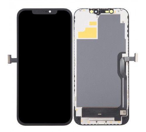 Дисплей для iPhone 12 Pro Max, черный, с рамкой, Copy (TFT), без микросхемы Дисплей для iPhone 12 Pro Max, черный, с рамкой, Copy (TFT), без микросхемы