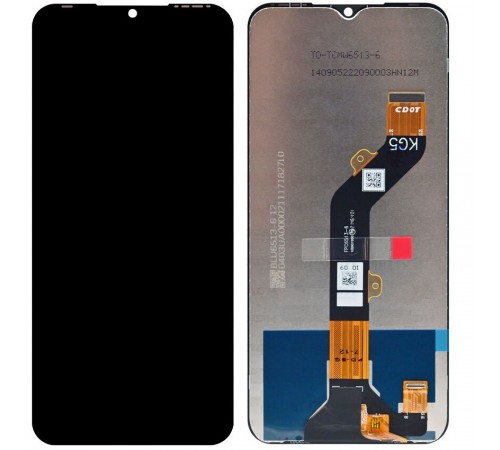Дисплей для Tecno Spark Go (2022), черный, без рамки, Original (PRC)