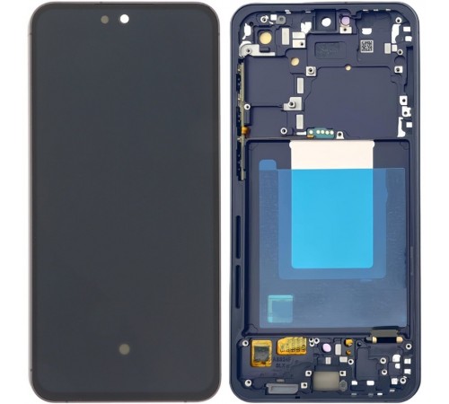 Дисплей для Samsung S721 Galaxy S24 FE, серый (Graphite), с рамкой, High Copy (OLED)