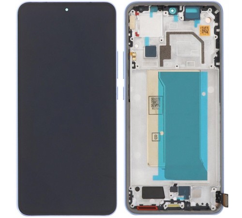 Дисплей для Xiaomi 13T, 13T Pro, голубой (Alpine Blue), с рамкой, Original (PRC), 2306EPN60G, 23078PND5G, 23078RKD5C