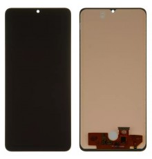 Дисплей для Samsung A225 Galaxy A22, чорний, Best copy, без рамки, Copy (TFT)