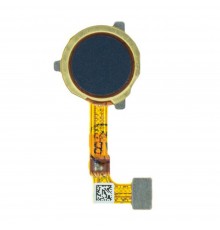 Шлейф для Oppo A15, A15s, A32, A53 4G, A53s, сканера відбитка пальця (Touch ID), чорний (Electric Black), Original (PRC)