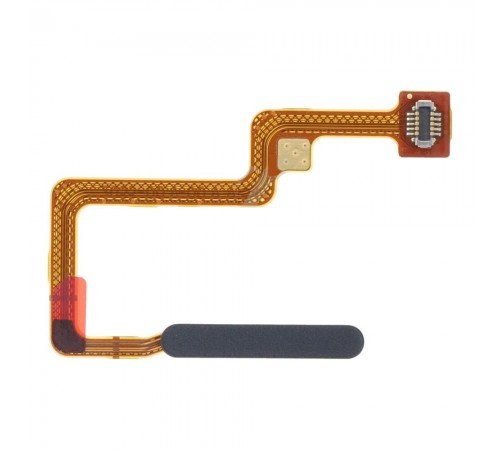 Шлейф для Xiaomi Poco F4, кнопки ввімкнення, сканера відбитка пальця (Touch ID), чорний (Night Black), Original (PRC) 