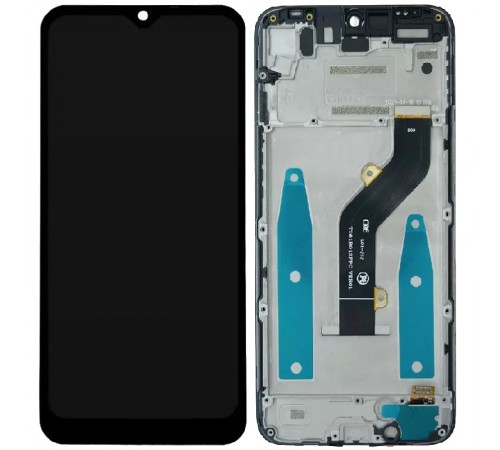 Дисплей для Tecno Pop 5 (BD2), черный, с рамкой, Original (PRC)