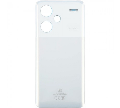 Задняя панель корпуса для Xiaomi Redmi Note 13 Pro Plus, белая (Moonlight White), Copy