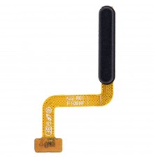 Шлейф для Samsung A225 Galaxy A22, кнопки включения, сканера отпечатка пальца (Touch ID), черный, Original (PRC)