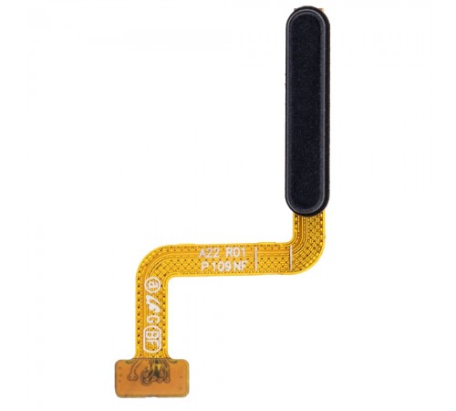 Шлейф для Samsung A225 Galaxy A22, кнопки включения, сканера отпечатка пальца (Touch ID), черный, Original (PRC)