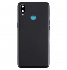 Задня панель корпуса для Samsung A107F/DS Galaxy A10s, чорна, Copy + скло камери