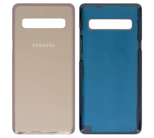 Задняя панель корпуса для Samsung G977 Galaxy S10 5G, золотистая Задняя панель корпуса для Samsung G977 Galaxy S10 5G, золотистая