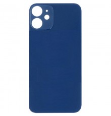 Задняя панель корпуса для iPhone 12 mini, синяя, не нужно снимать стекло камеры, Original (PRC), big hole