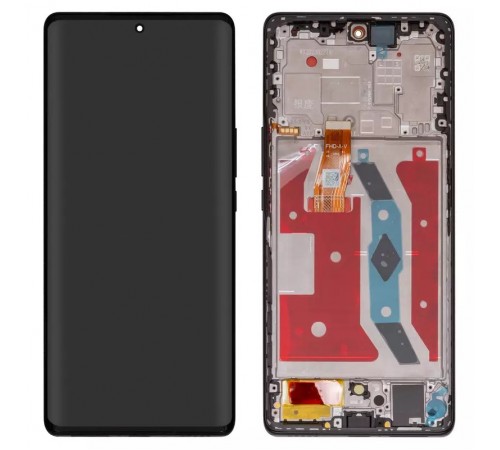 Дисплей для Huawei Honor Magic 5 Lite, чорний, з рамкою, Original (PRC), RMO-NX1, RMO-NX3