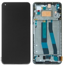 Дисплей для Xiaomi Mi 10 Lite, черны (Boba Black), с рамкой, Сopy (TFT), M2002J9G