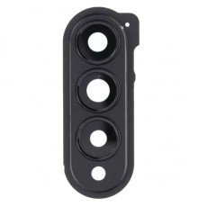 Скло камери для Samsung F936 Galaxy Z Fold 4, чорне, з рамкою