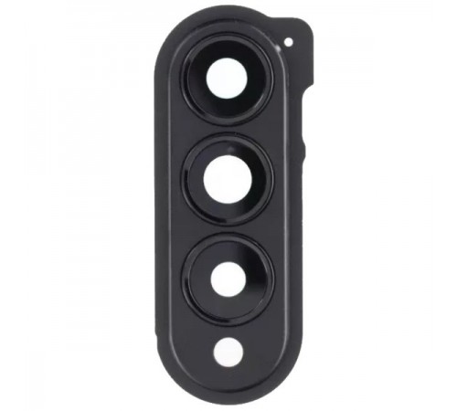 Скло камери для Samsung F936 Galaxy Z Fold 4, чорне, з рамкою