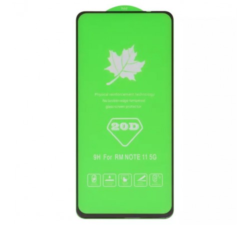 Захисне скло для Xiaomi Poco M4 Pro 5G, Redmi Note 11 5G, Redmi Note 11S 5G, Redmi Note 11T 5G, сумісне з чохлом, Full Glue, (без упаковки), чорний