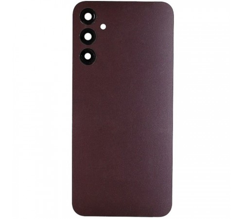 Задня панель корпусу для Samsung A245 Galaxy A24, червона (Dark Red) + скло камери