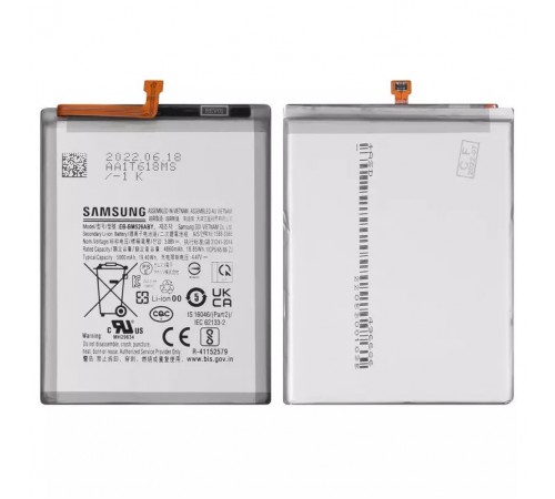 Акумулятор EB-BM526ABY для Samsung A235 Galaxy A23, A736 Galaxy A73 5G, M236B Galaxy M23, M336B Galaxy M33, M526 Galaxy M52, M536 Galaxy M53, Li-ion, 3,86 В, 5000 мАг, Original (PRC)