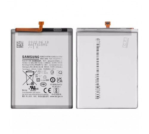 Аккумулятор EB-BM526ABY для Samsung A235 Galaxy A23, A736 Galaxy A73 5G, M236B Galaxy M23, M336B Galaxy M33, M526 Galaxy M52, M536 Galaxy M53, Li-ion, 3.86 В, 5000 мАч, Original (PRC) Аккумулятор EB-BM526ABY для Samsung A235 Galaxy A23, A736 Galaxy A73 5G, M236B Galaxy M23, M336B Galaxy M33, M526 Galaxy M52, M536 Galaxy M53, Li-ion, 3.86 В, 5000 мАч, Original (PRC)