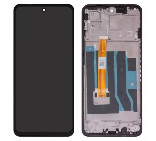 Дисплей для Realme C75 4G RMX3941, черный, с рамкой, High Copy 1540481072