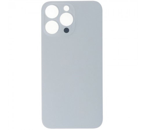 Задняя панель корпуса для iPhone 14 Pro Max, белая, не нужно снимать стекло камеры, Original (PRC), big hole