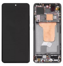 Дисплей для Xiaomi 12, 12S, 12X, черный, с рамкой, Original (PRC), 2112123AC, 2112123AG, 2206123SC, 2201123G, 2201123C