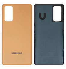Задняя панель корпуса для Samsung G780 Galaxy S20 FE, G781 Galaxy S20 FE 5G, оранжевая (Cloud Orange)