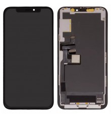 Дисплей для iPhone 11 Pro, черный, с рамкой, High Copy без микросхемы, (OLED), imisu OEM soft