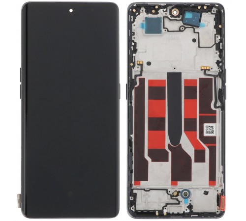 Дисплей для Oppo Reno 8T 5G, черный, с рамкой, Original (PRC), CPH2505, версия TianMa