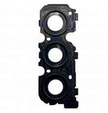 Стекло камеры для Samsung M236 Galaxy M23 5G, черное, с рамкой