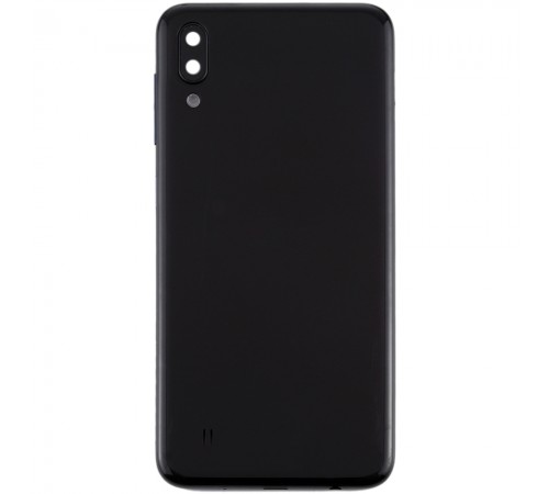 Задняя панель корпуса для Samsung M105F/DS Galaxy M10, черная (Charcoal Black) + стекло камеры Задняя панель корпуса для Samsung M105F/DS Galaxy M10, черная (Charcoal Black) + стекло камеры