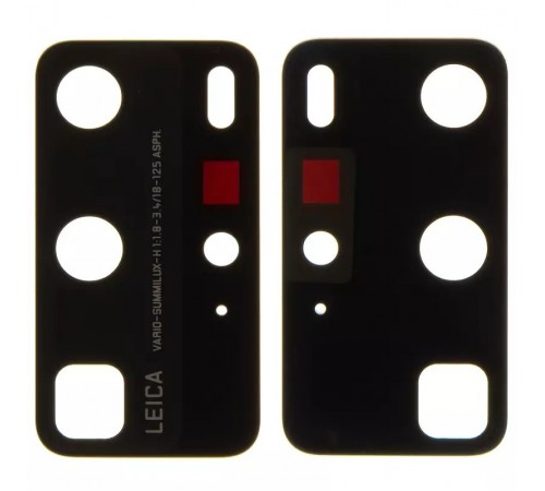 Скло камери для Huawei P40 Pro, чорне, без рамки