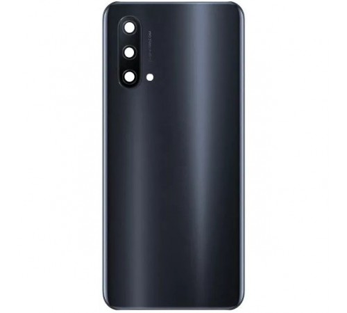 Задняя панель корпуса для OnePlus Nord CE 5G, черная (Charkoal Ink) + стекло камеры